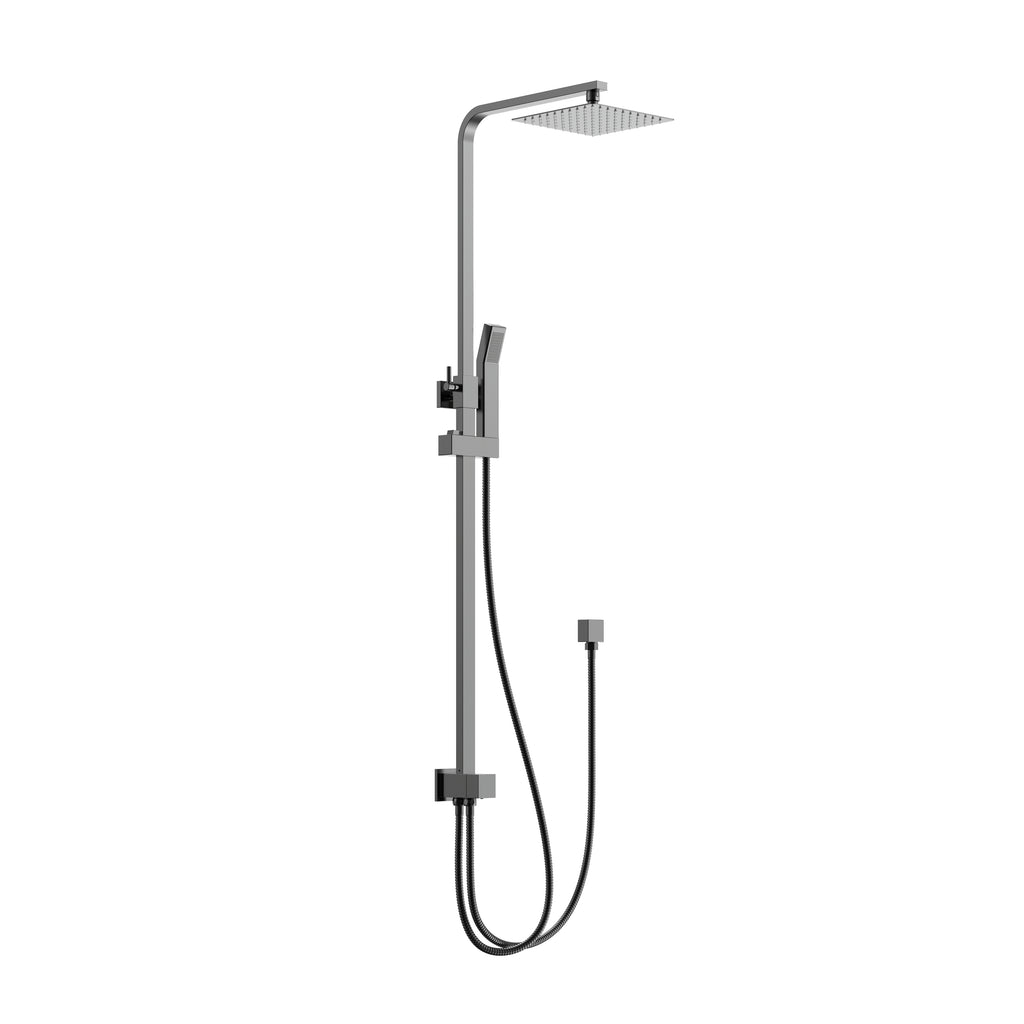 BISTONE 86H50 - Shower Sets —with 250mm/300mm, Square/Circular Head Options - Available in Brushed Nickel, Polished Chrome, Gunmetal Grey, Matte Black & Brushed Gold