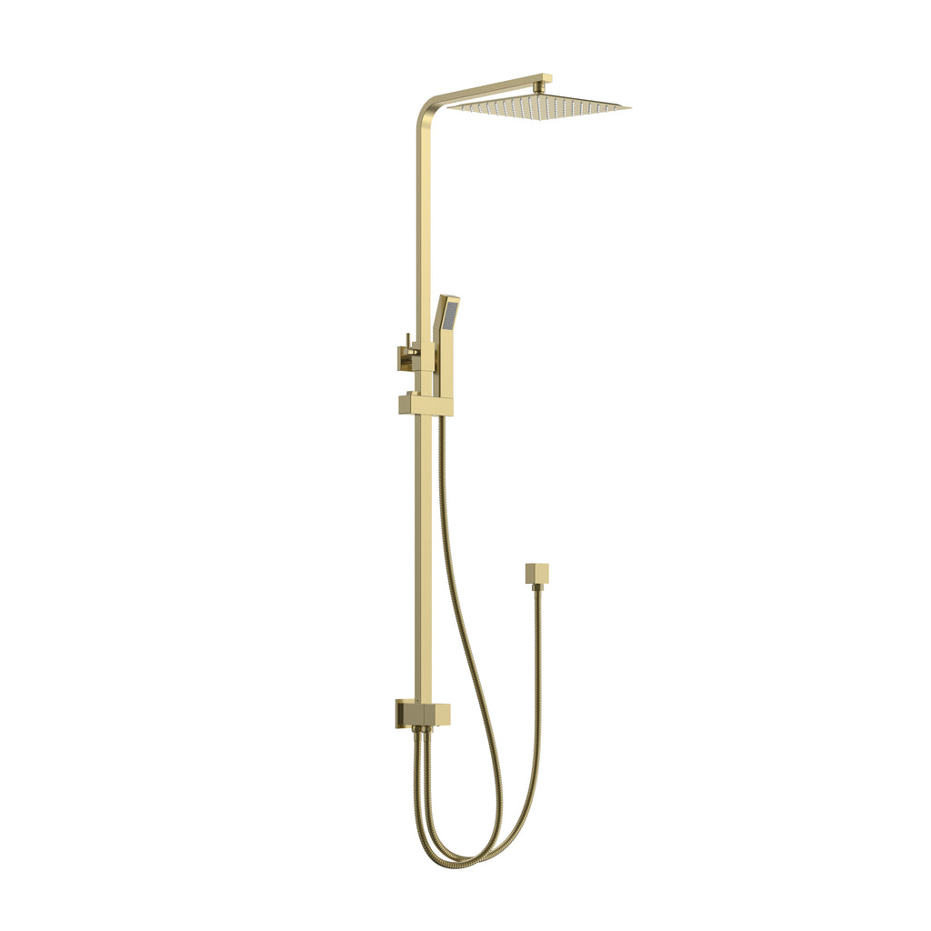BISTONE 86H50 - Shower Sets —with 250mm/300mm, Square/Circular Head Options - Available in Brushed Nickel, Polished Chrome, Gunmetal Grey, Matte Black & Brushed Gold