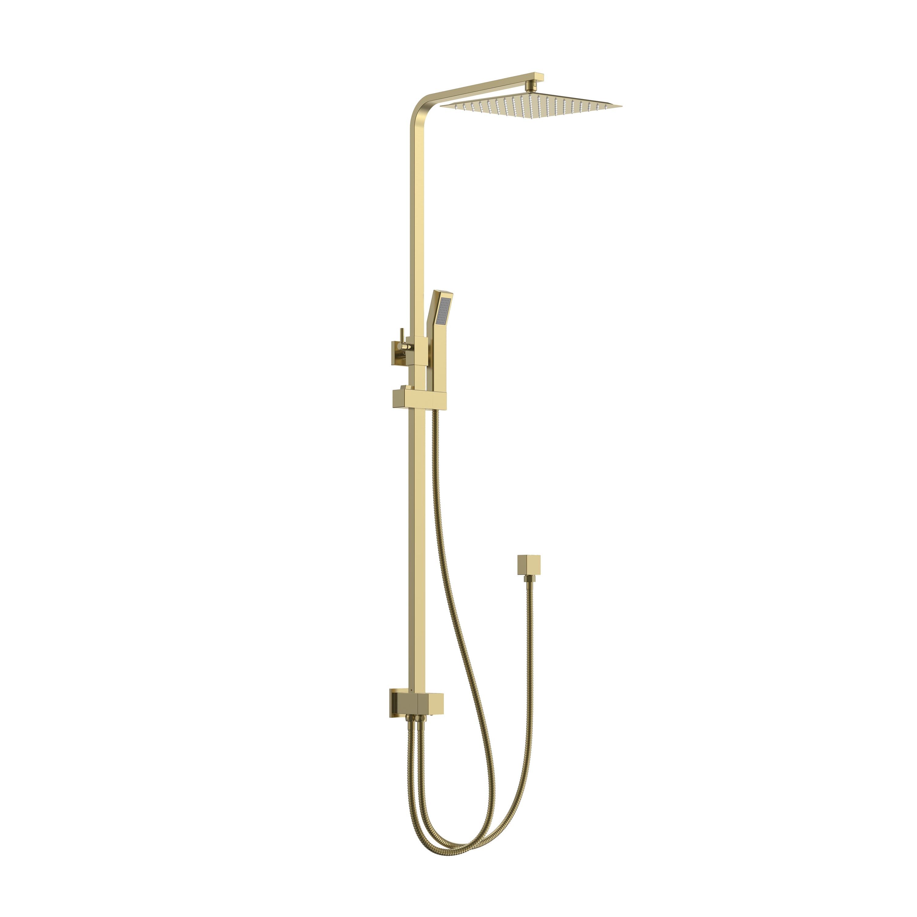 BISTONE 86H50 - Shower Sets —with 250mm/300mm, Square/Circular Head Options - Available in Brushed Nickel, Polished Chrome, Gunmetal Grey, Matte Black & Brushed Gold