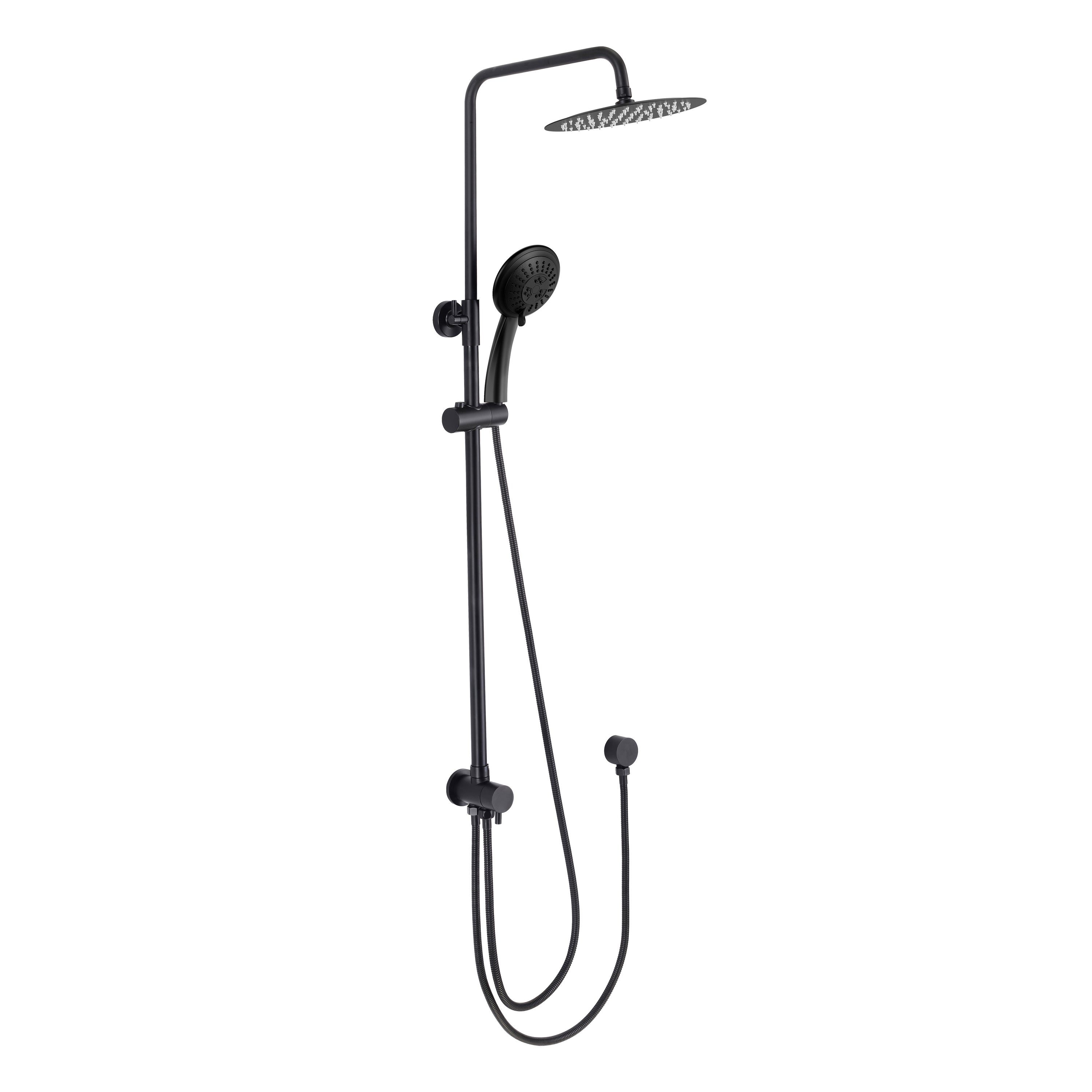 BISTONE 86H51 - Available in Brushed Nickel, Polished Chrome, Gunmetal Grey, Matte Black & Brushed Gold, with 250mm/300mm, Square/Circular Head Options