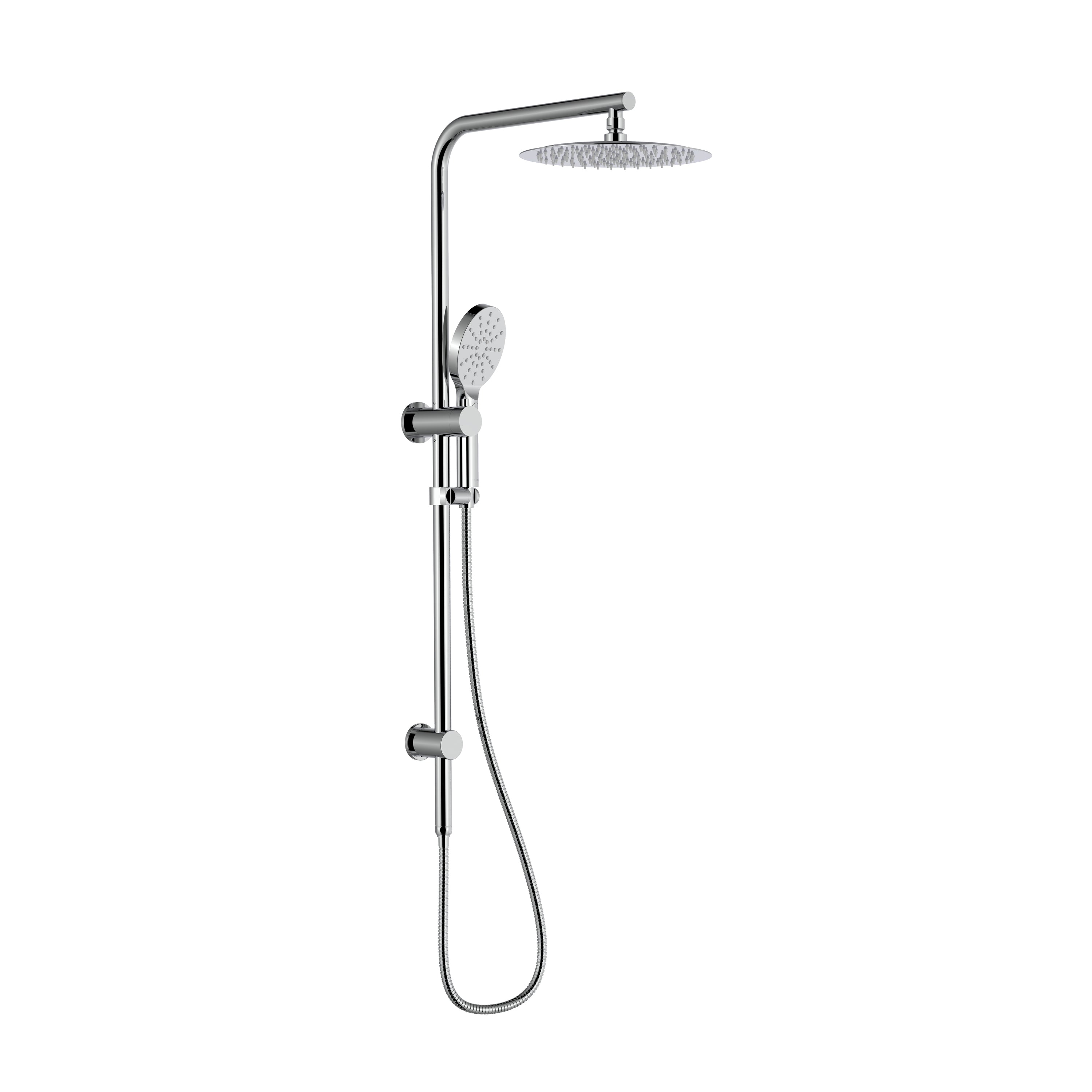 BISTONE 86H66-L Dual Shower Set — Round or Square Head Options (250mm / 300mm) — Available in Chrome, Brushed Nickel, Gunmetal Grey, Matte Black & Brushed Gold