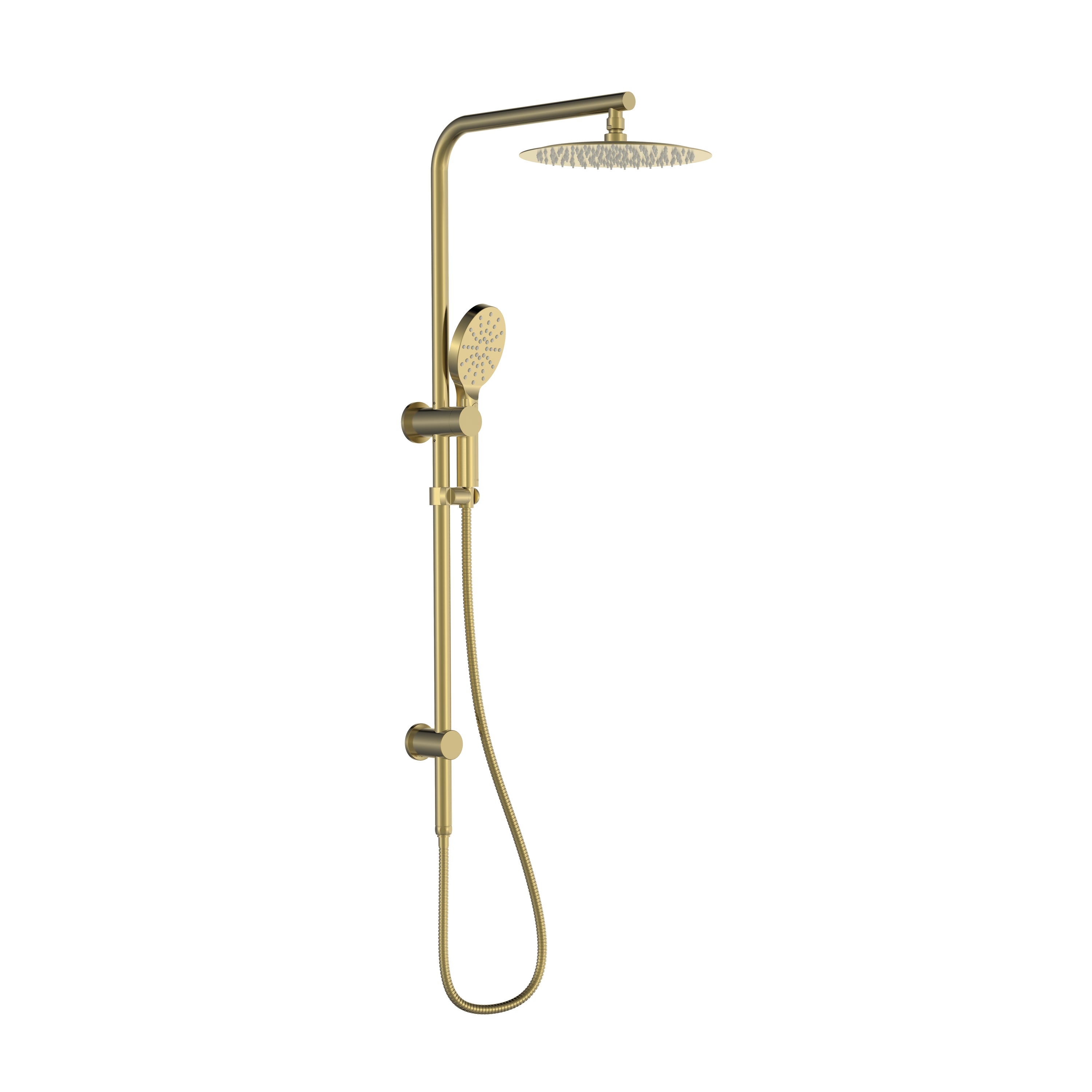 BISTONE 86H66-L Dual Shower Set — Round or Square Head Options (250mm / 300mm) — Available in Chrome, Brushed Nickel, Gunmetal Grey, Matte Black & Brushed Gold