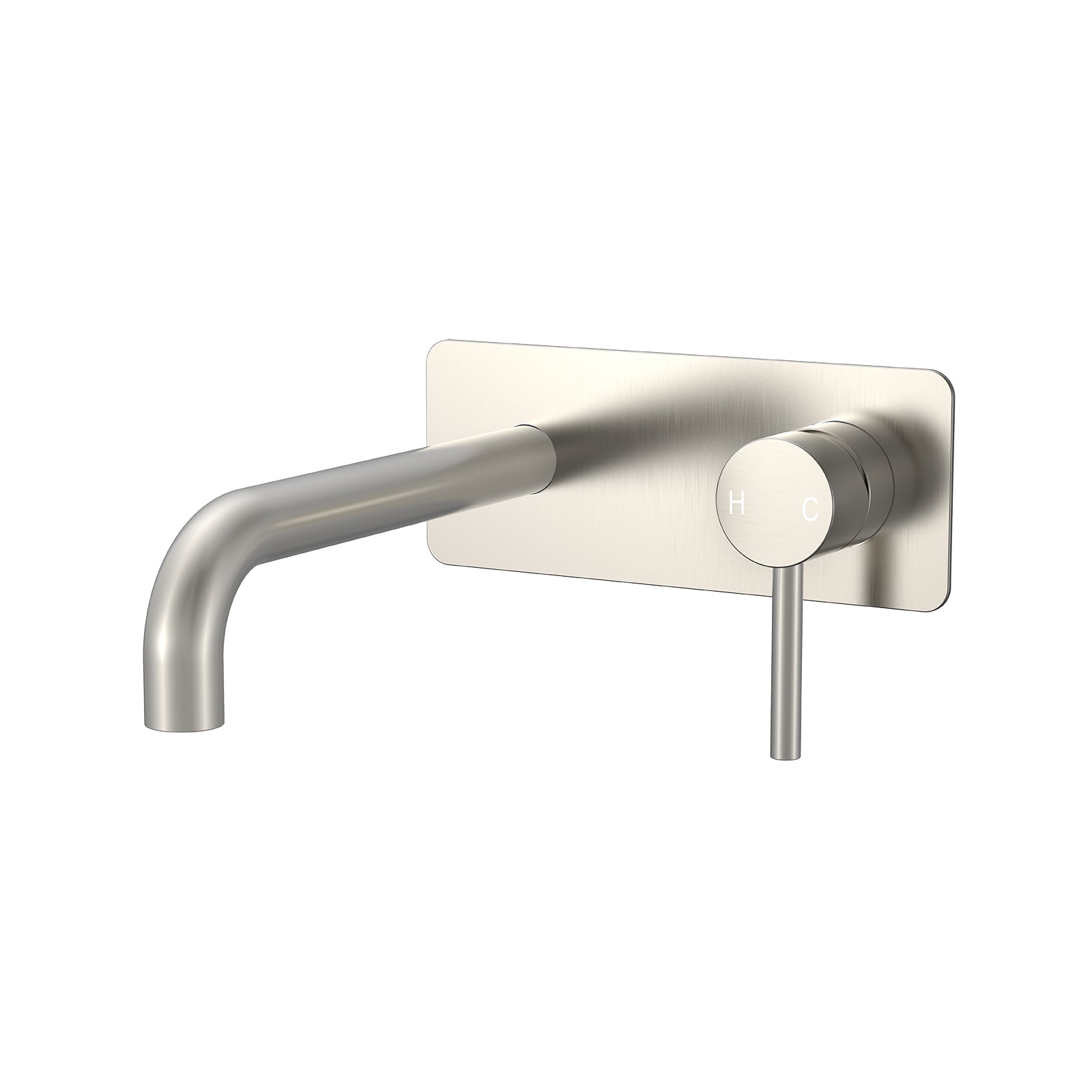 BISTONE 86H84 Wall Shower Mixer — Single Backplate Design — Available in Chrome, Brushed Nickel, Gunmetal Grey, Matte Black & Brushed Gold
