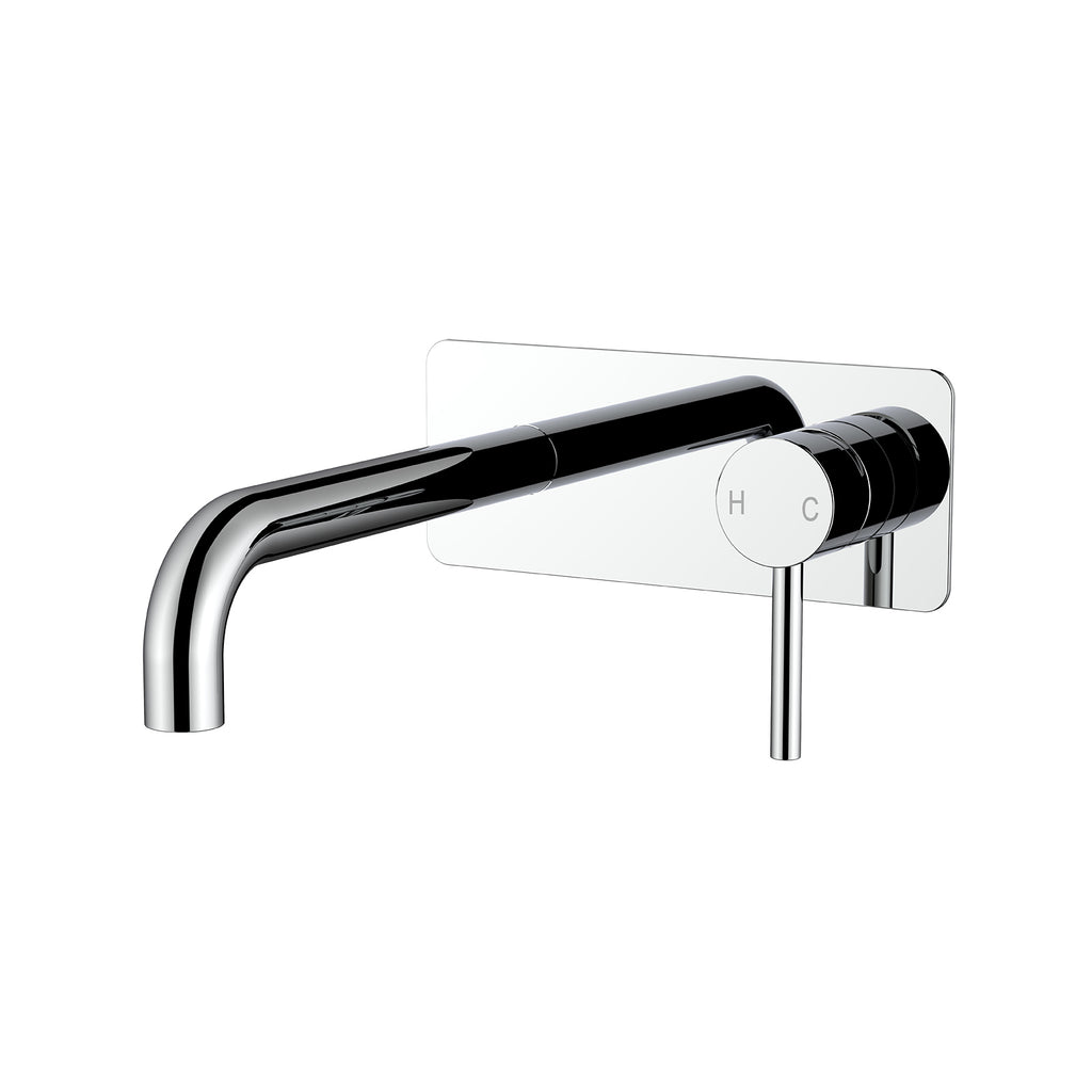 BISTONE 86H84 Wall Shower Mixer — Single Backplate Design — Available in Chrome, Brushed Nickel, Gunmetal Grey, Matte Black & Brushed Gold