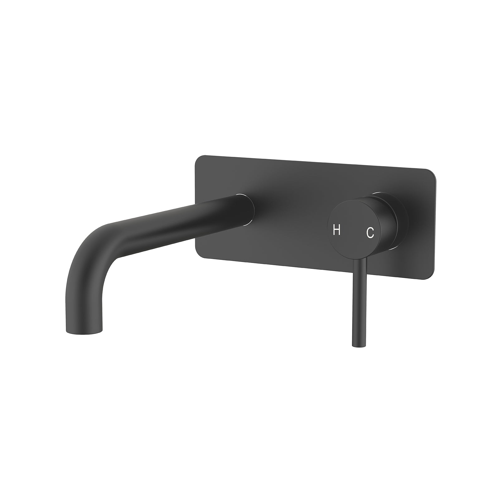 BISTONE 86H84 Wall Shower Mixer — Single Backplate Design — Available in Chrome, Brushed Nickel, Gunmetal Grey, Matte Black & Brushed Gold