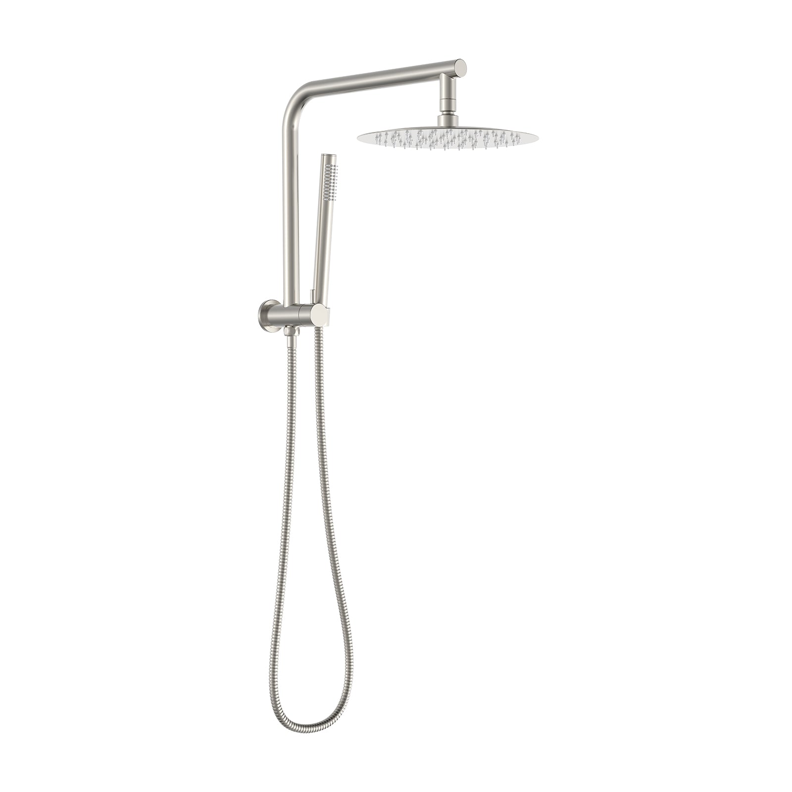 BISTONE 86H95 Round Shower Set with Hand Shower — 250mm or 300mm Head Option — Available in Chrome, Brushed Nickel, Gunmetal Grey, Matte Black & Brushed Gold