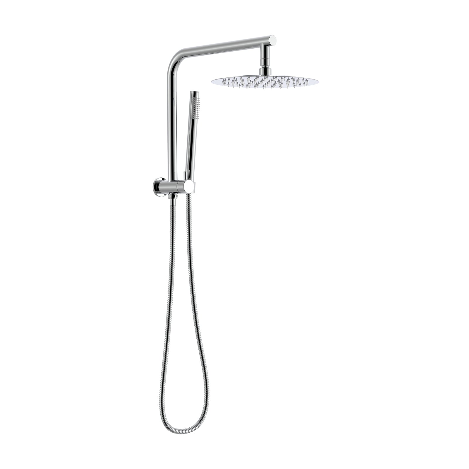 BISTONE 86H95 Round Shower Set with Hand Shower — 250mm or 300mm Head Option — Available in Chrome, Brushed Nickel, Gunmetal Grey, Matte Black & Brushed Gold