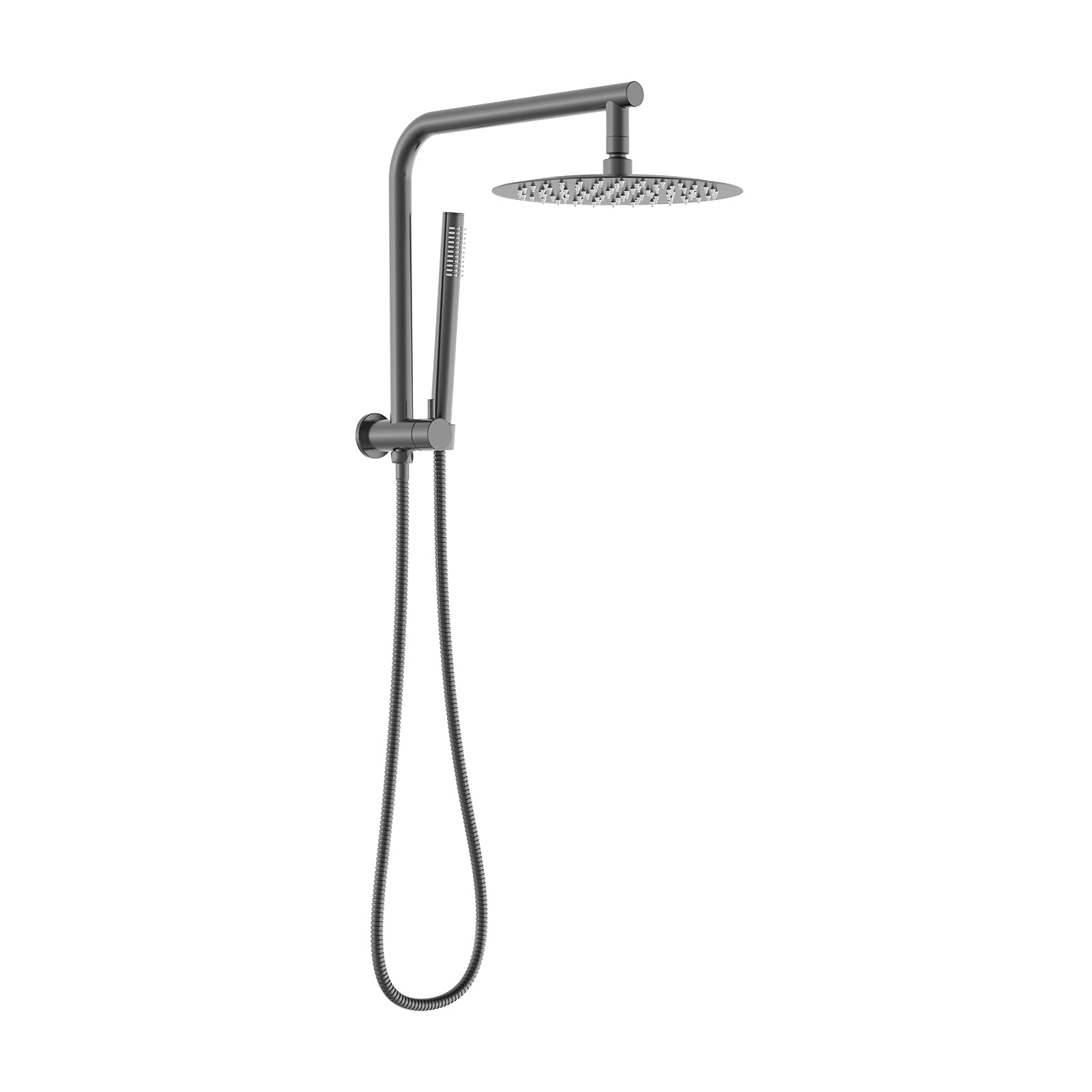BISTONE 86H95 Round Shower Set with Hand Shower — 250mm or 300mm Head Option — Available in Chrome, Brushed Nickel, Gunmetal Grey, Matte Black & Brushed Gold
