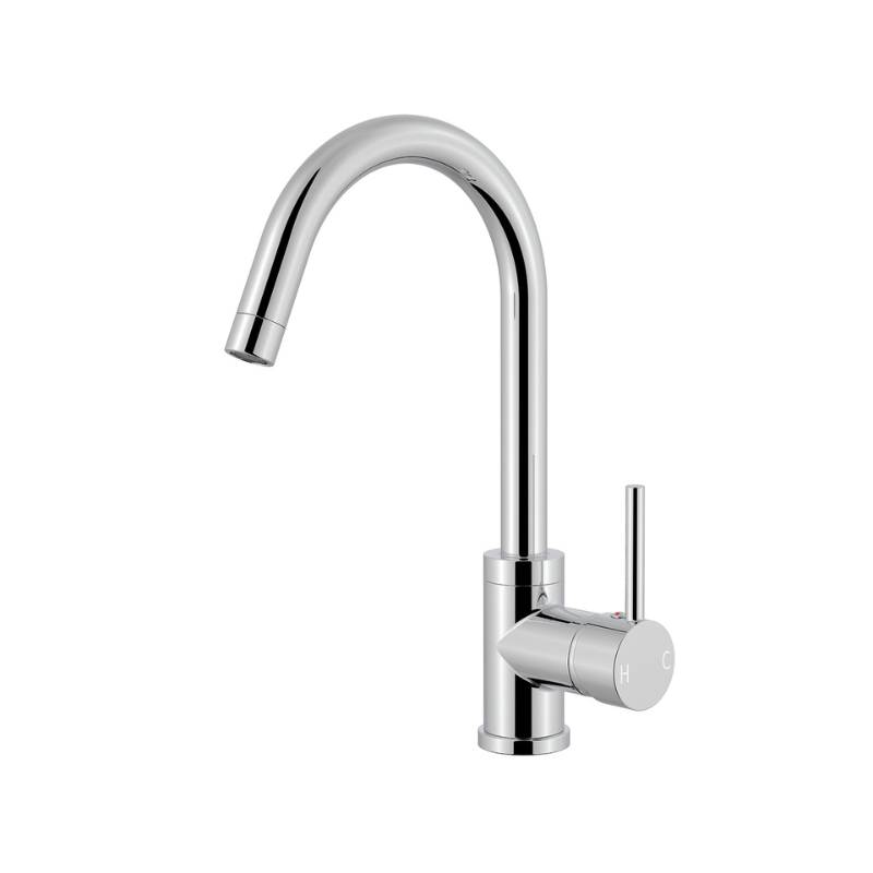 BISTONE 82H37 Kitchen Mixer Tap — Available in Chrome, Brushed Nickel, Gunmetal Grey, Matte Black & Brushed Gold