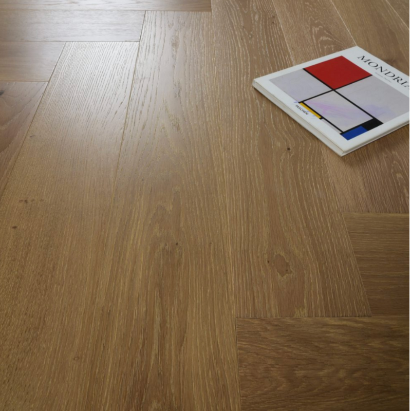 Roman Grey Parquetry – Engineered Herringbone Flooring