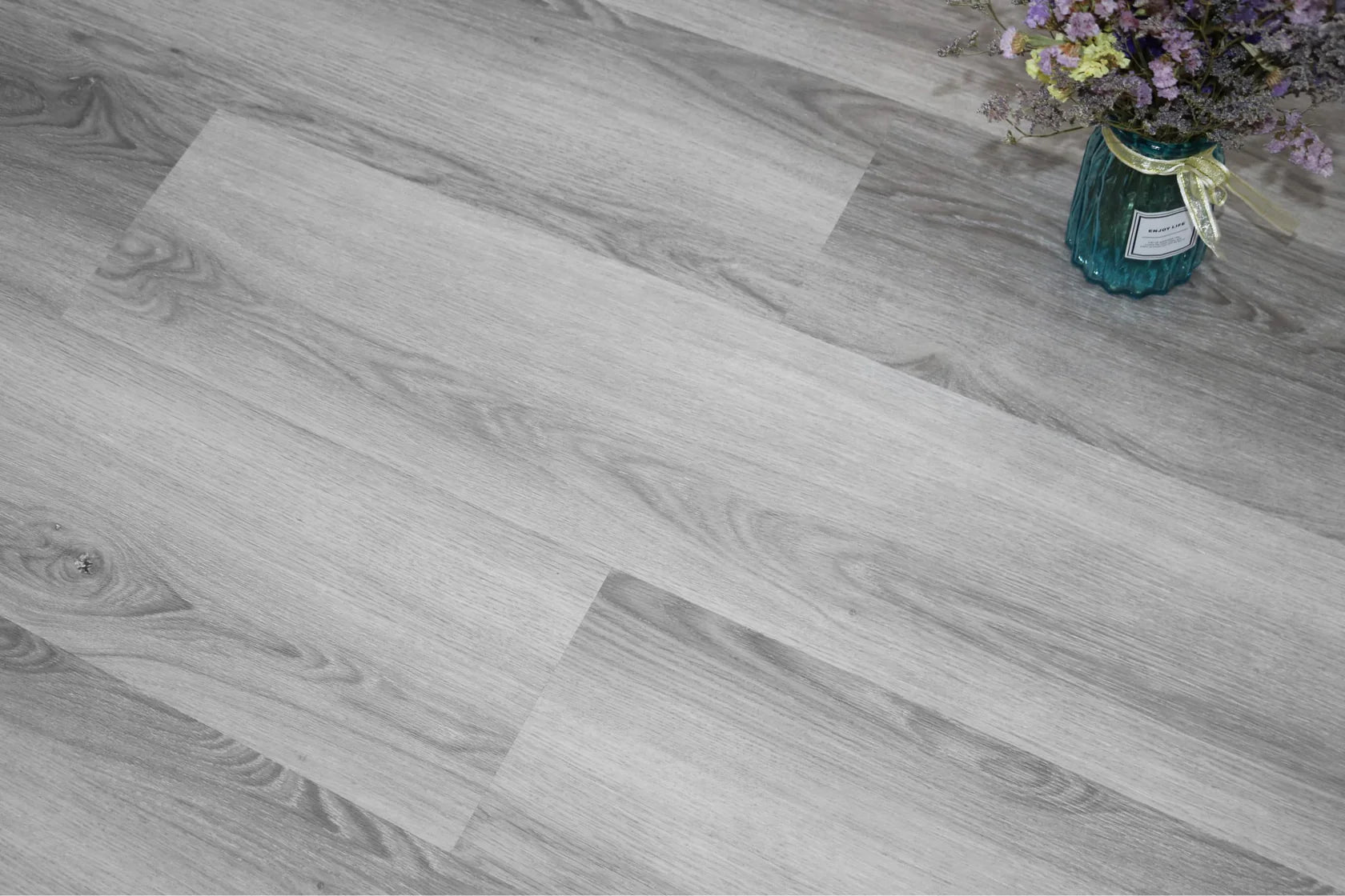 DION Hybrid Flooring Collections — DION 06 Rustic Grey, 100% Waterproof & Fire-Resistant