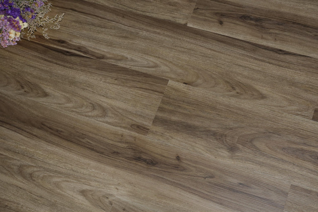 MBM 11 – RICH COCOA- Walnut Brown Hybrid Flooring - Boston Hybrid Flooring Collections — Waterproof, Durable, and Slip-Resistant Timber Look