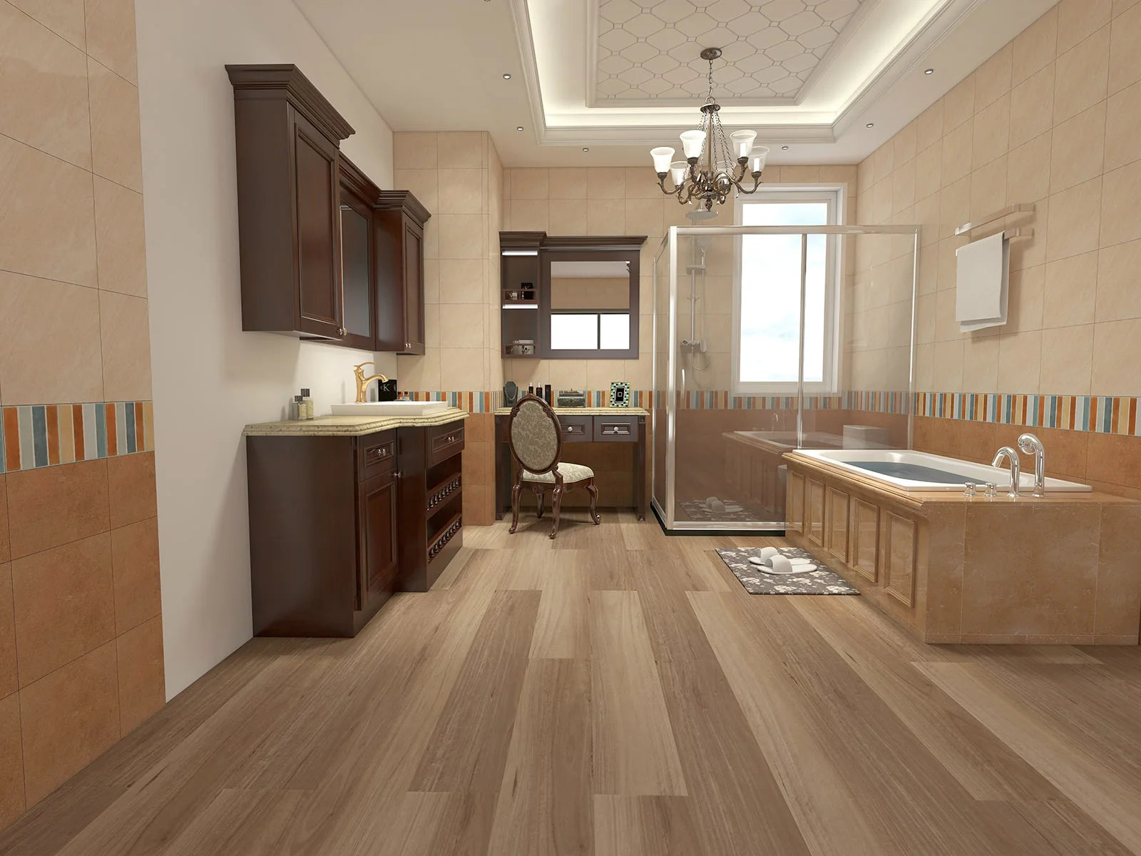 Natural Blackbutt Hybrid Flooring —Boston Hybrid Flooring Collections - Sandy Oak Elegance with Superior Performance