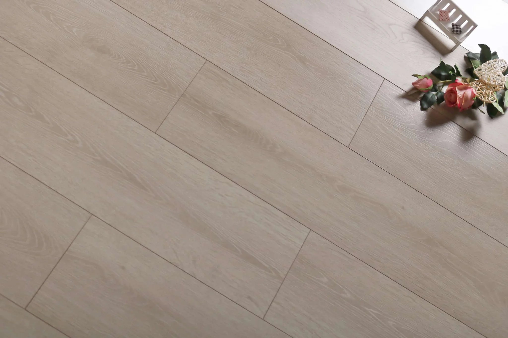 C 03 – PLATINUM GREY CLASSIC HYBRID FLOORING - BOSTON Classic Hybrid Flooring Collection — Light Oak Finish, Water-Resistant & AC5 Surface Rating