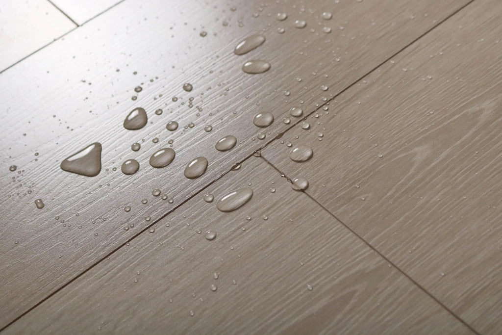 C 03 – PLATINUM GREY CLASSIC HYBRID FLOORING - BOSTON Classic Hybrid Flooring Collection — Light Oak Finish, Water-Resistant & AC5 Surface Rating