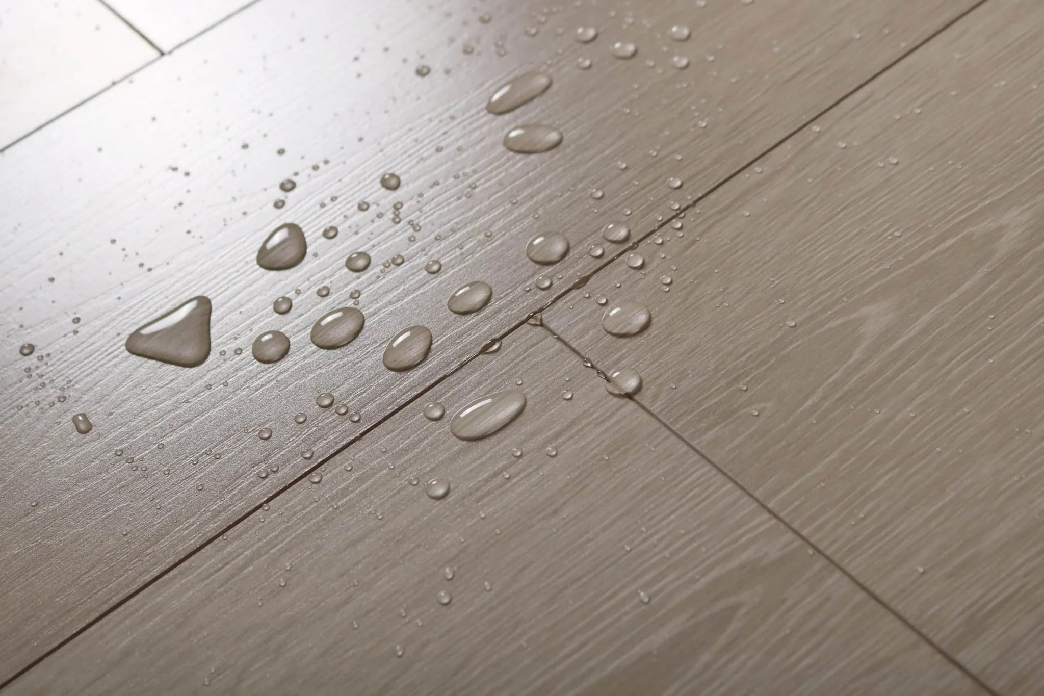 C 03 – PLATINUM GREY CLASSIC HYBRID FLOORING - BOSTON Classic Hybrid Flooring Collection — Light Oak Finish, Water-Resistant & AC5 Surface Rating