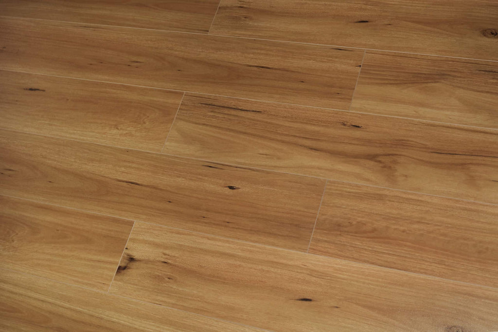 C 15 BLACKBUTT CLASSIC HYBRID FLOORING - BOSTON Classic Hybrid Flooring Collection — Golden Oak Finish, Water-Resistant & AC5 Surface Strength