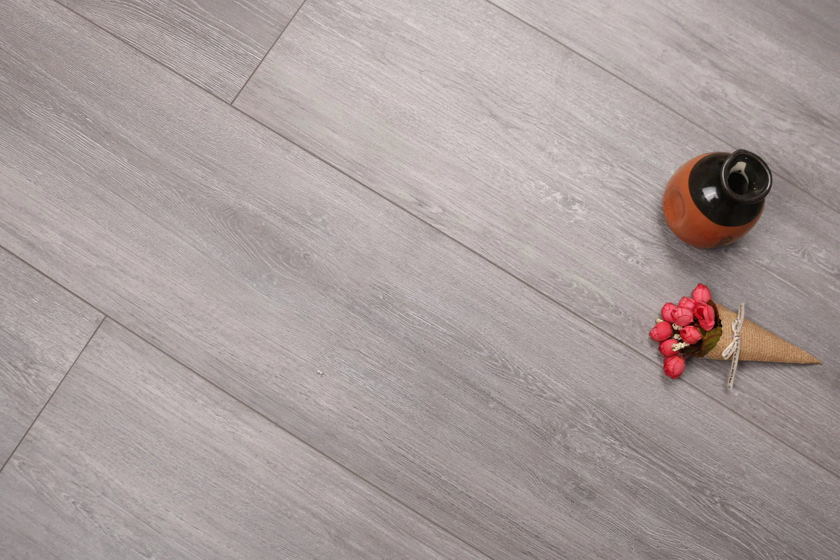 BOSTON Classic Hybrid Flooring Collection — C20 Rustic Grey, Water-Resistant & AC5 Rated
