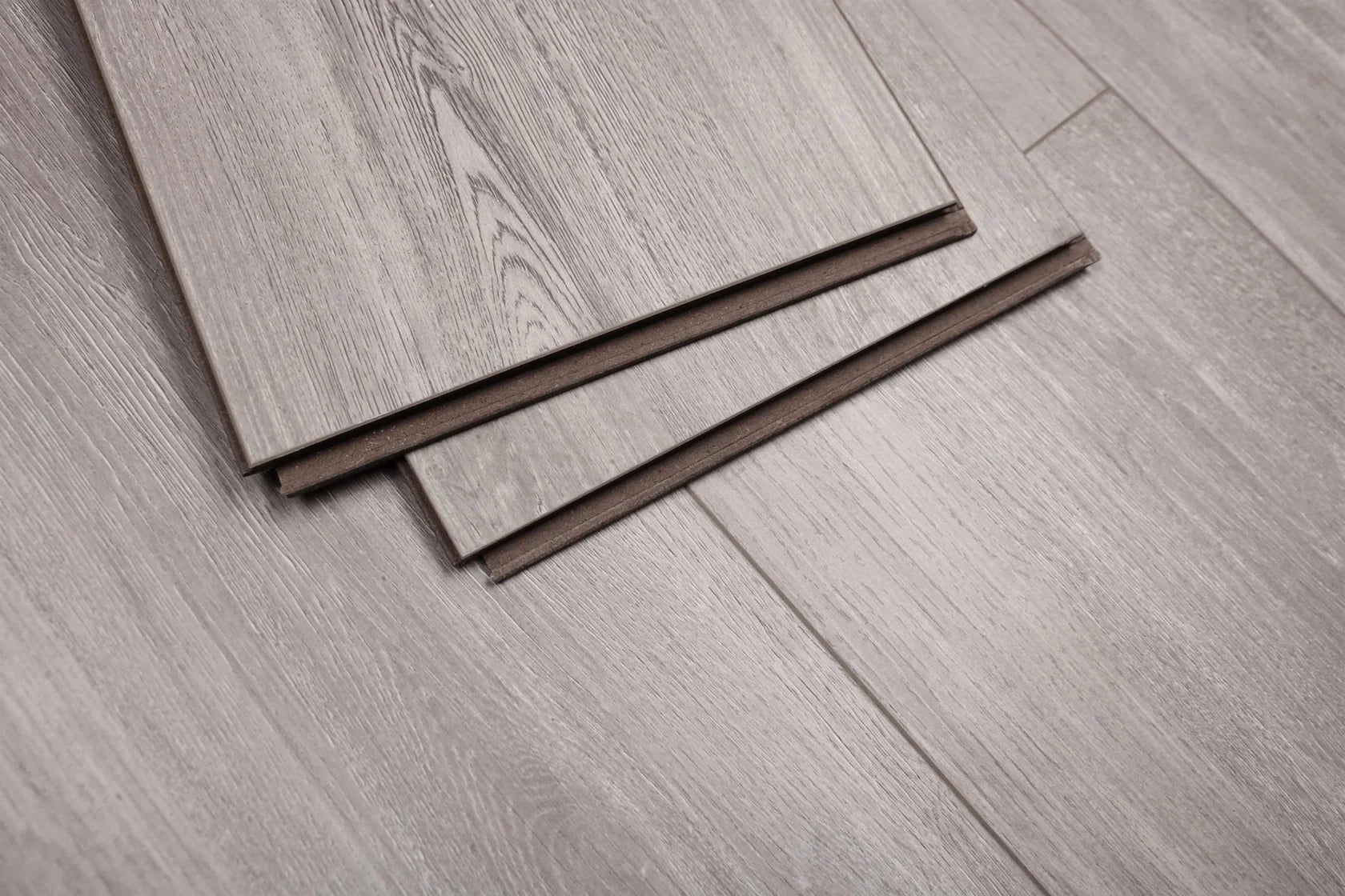 BOSTON Classic Hybrid Flooring Collection — C20 Rustic Grey, Water-Resistant & AC5 Rated