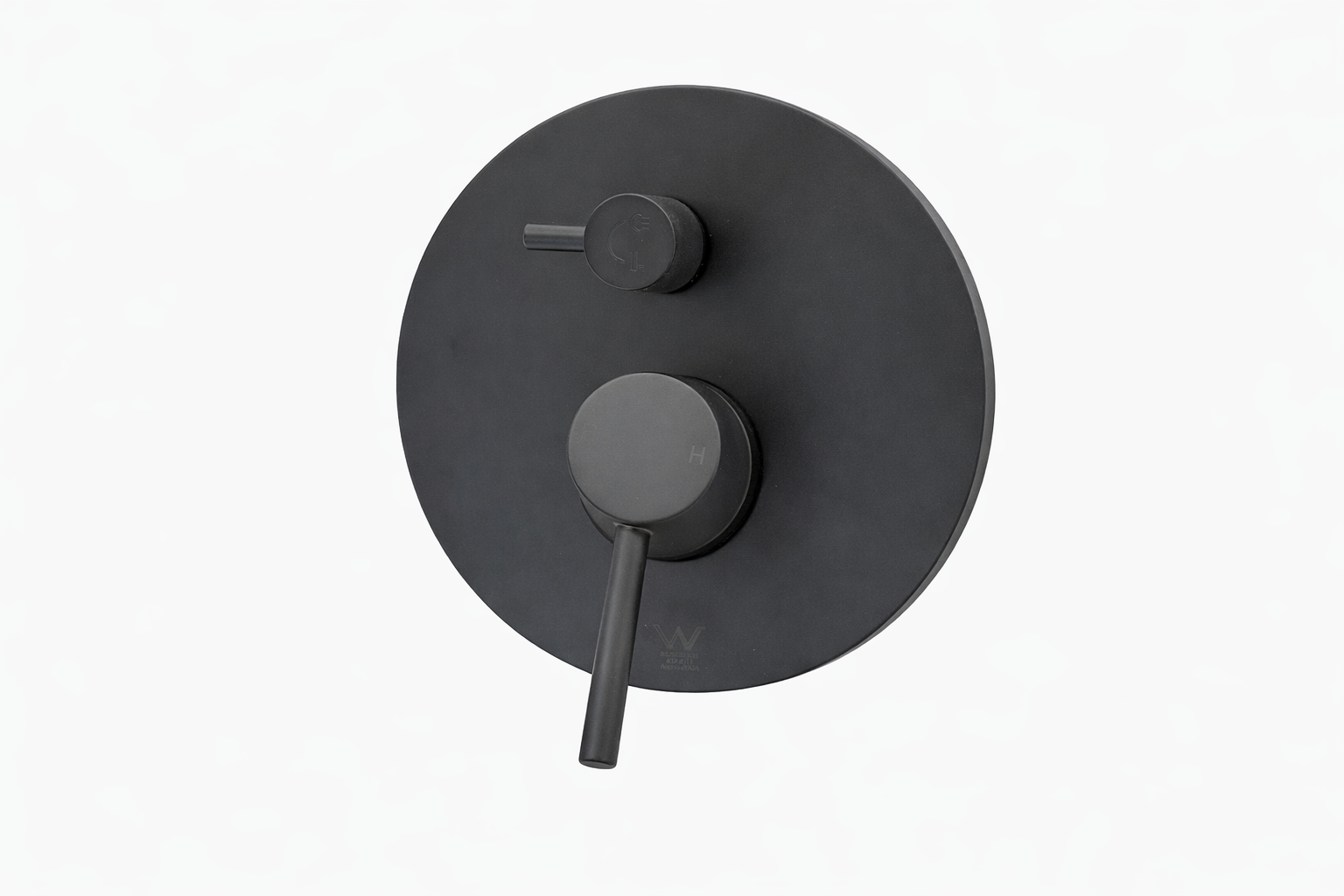 V05 Round Wall Mounted Shower Mixer Black