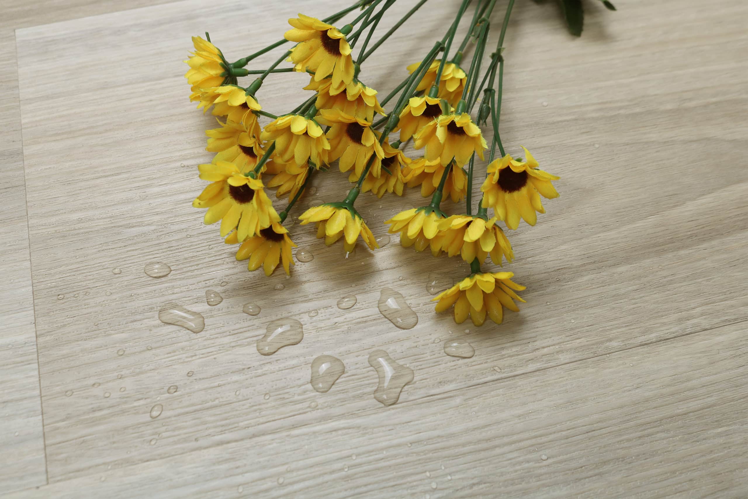 DION Hybrid Flooring Collections — DION 01 Lucid Silver, 100% Waterproof & Scratch-Resistant