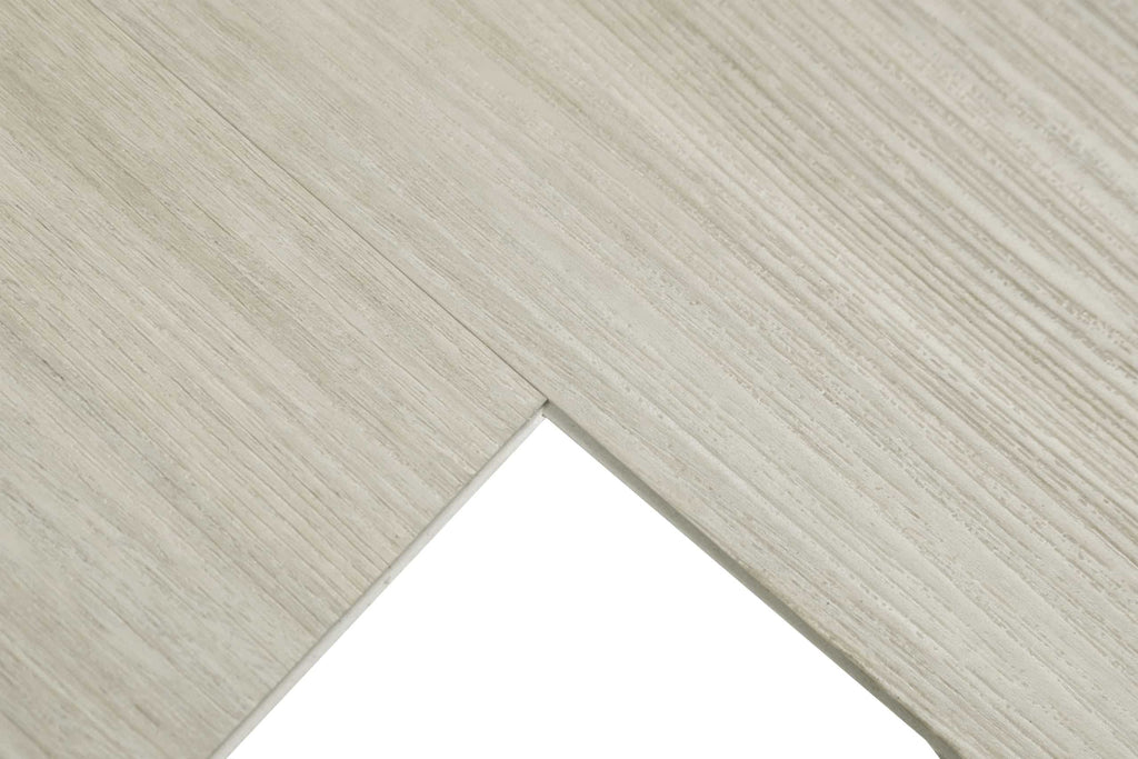 DION Hybrid Flooring Collections — DION 01 Lucid Silver, 100% Waterproof & Scratch-Resistant