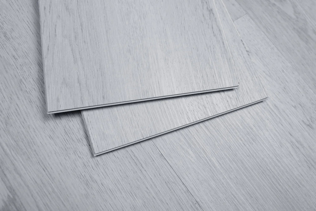 DION Hybrid Flooring Collections — DION 04 Classic Grey, 100% Waterproof & Fire-Resistant