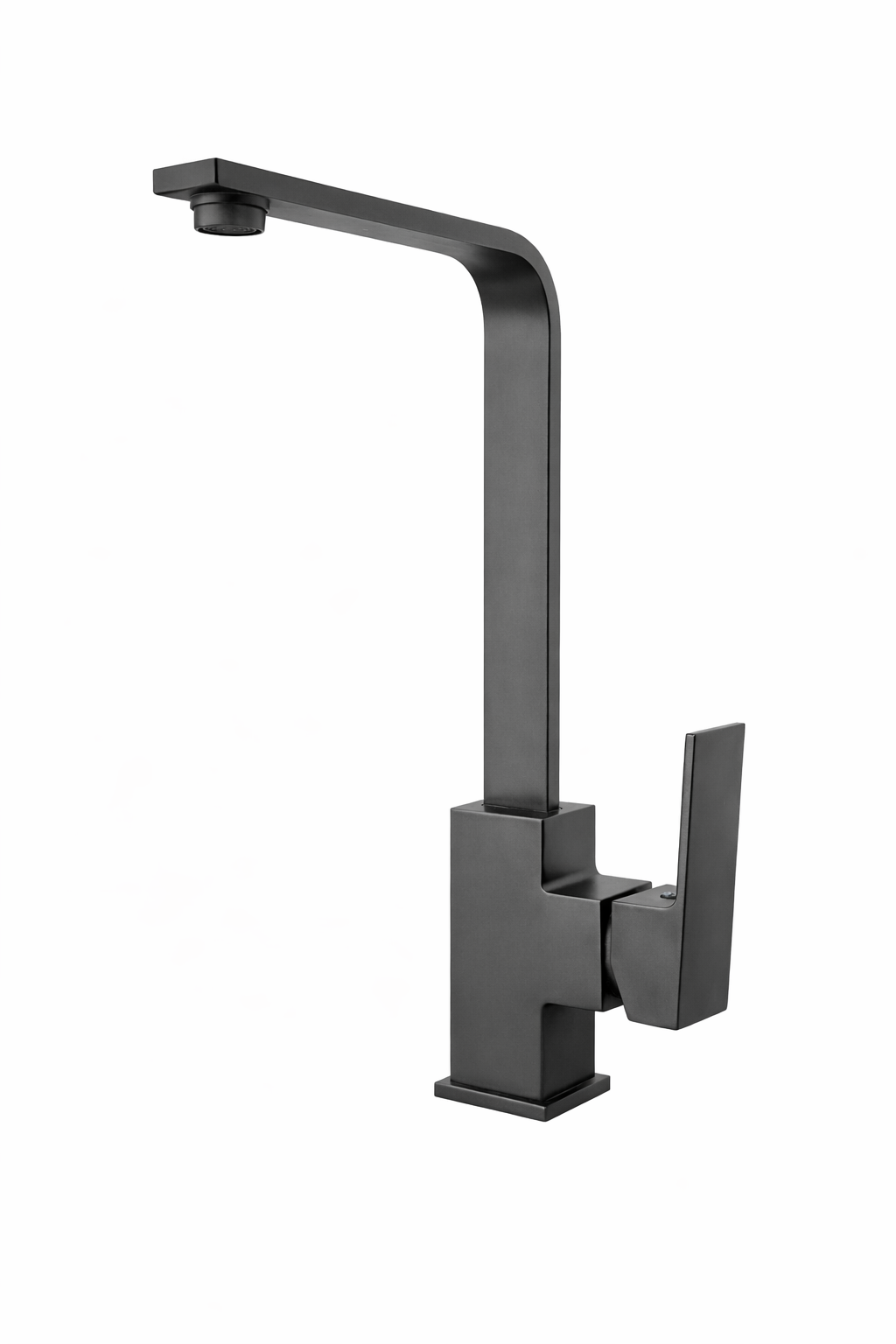 82H35 Kitchen Mixer Square Lever Handle（Gun metal）