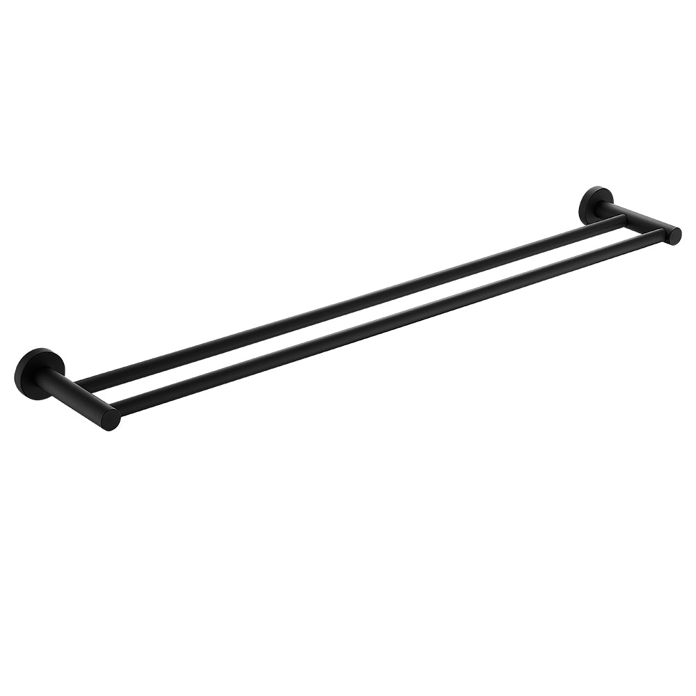 BISTONE Y8008-80 Double Towel Bar — Modern Wall-Mounted 800mm Rail