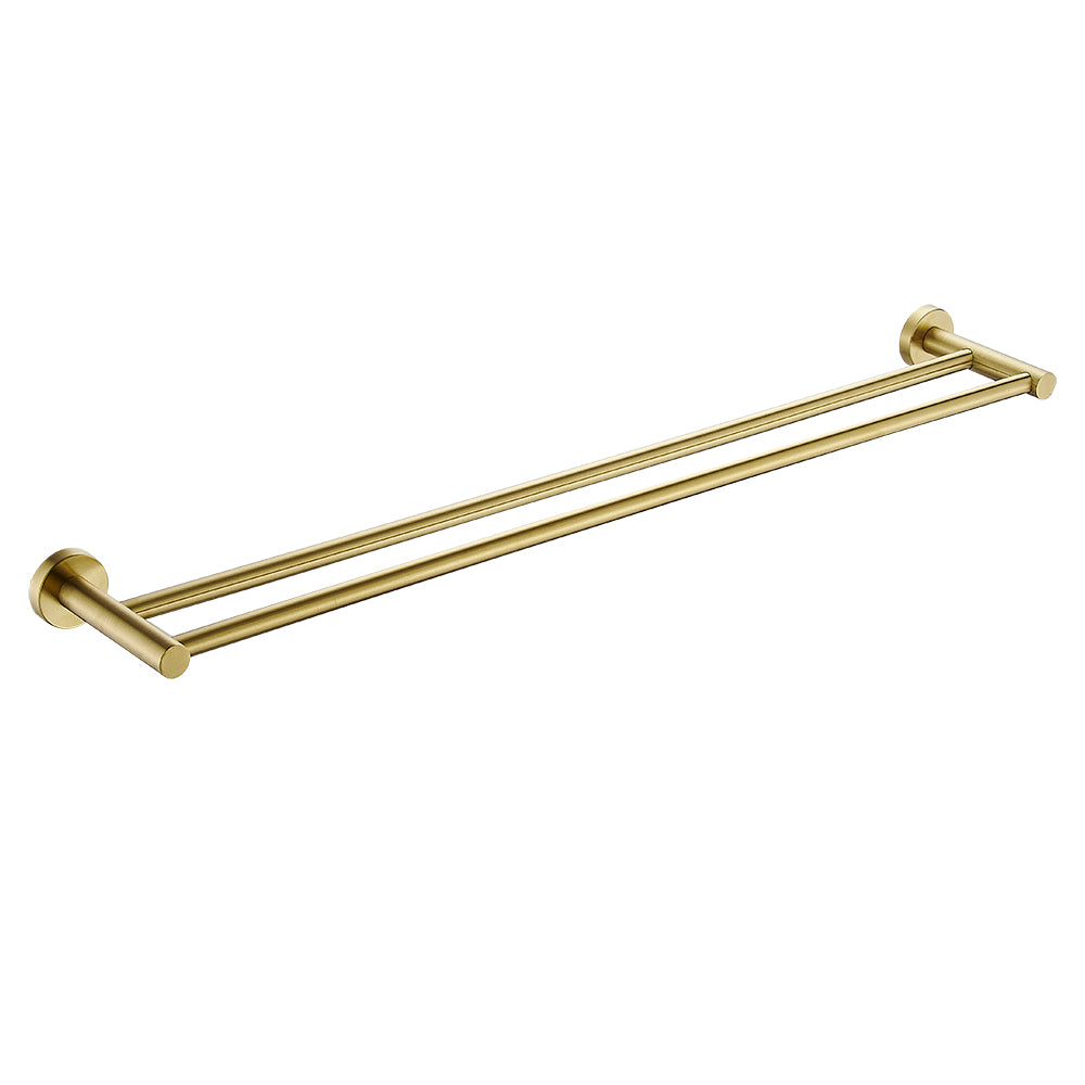 BISTONE Y8008-80 Double Towel Bar — Modern Wall-Mounted 800mm Rail