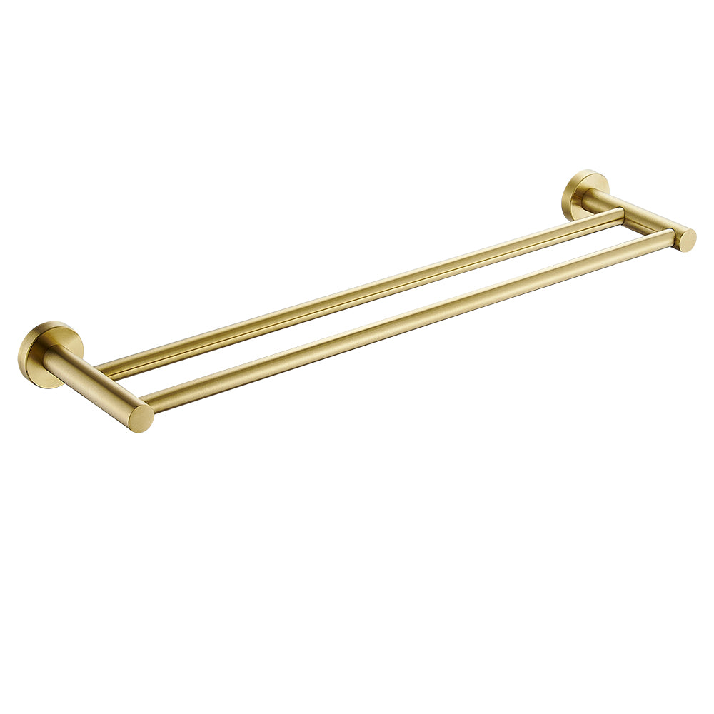 BISTONE Y8008-60 Double Towel Bar — Modern Wall-Mounted 600mm Rail