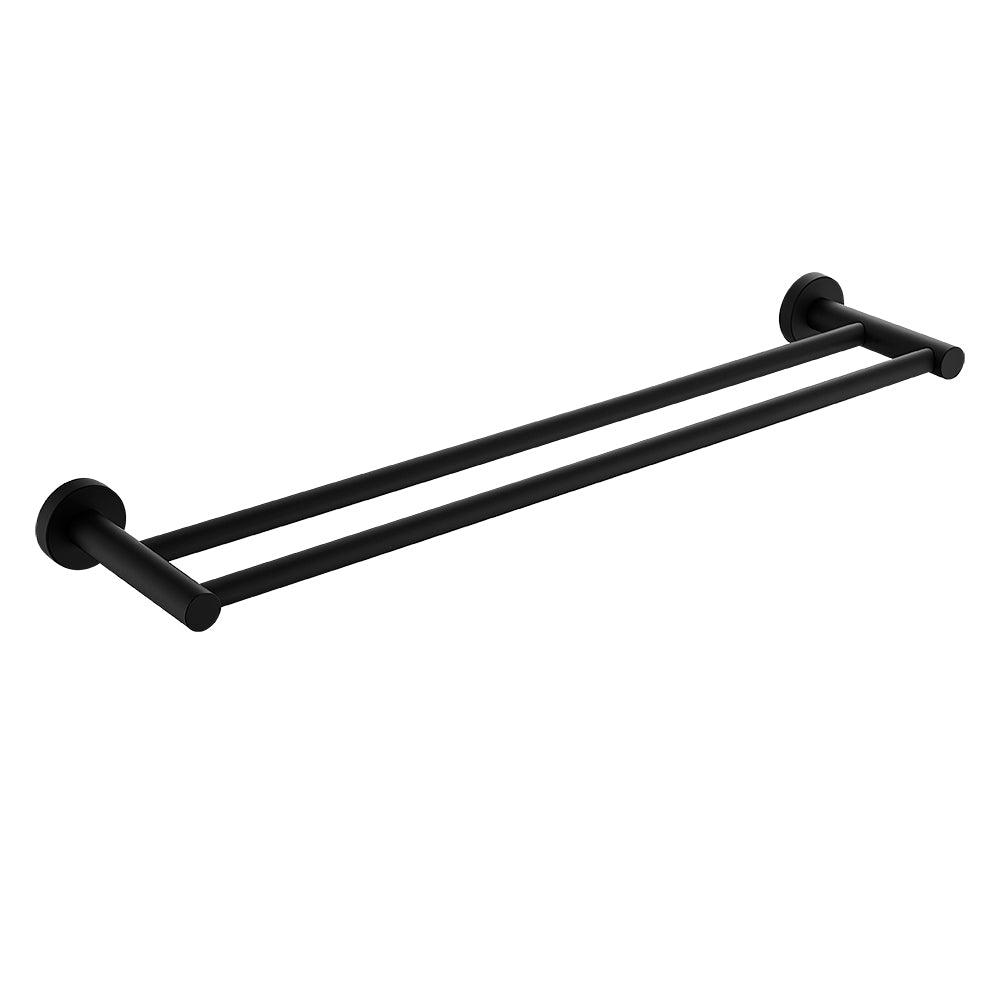 BISTONE Y8008-60 Double Towel Bar — Modern Wall-Mounted 600mm Rail