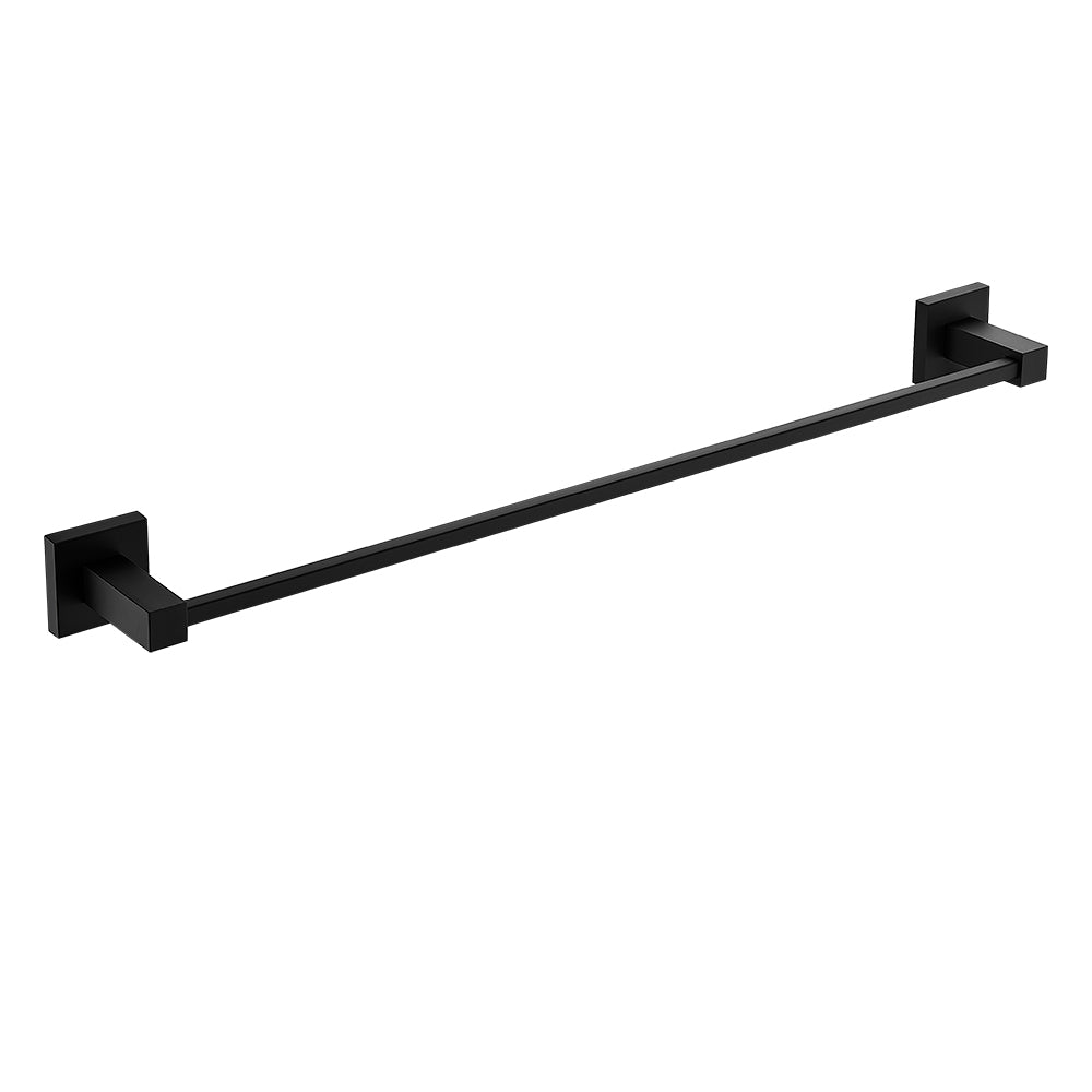 BISTONE F6007-60 Single Towel Bar — Modern Square Wall-Mounted 600mm Rail