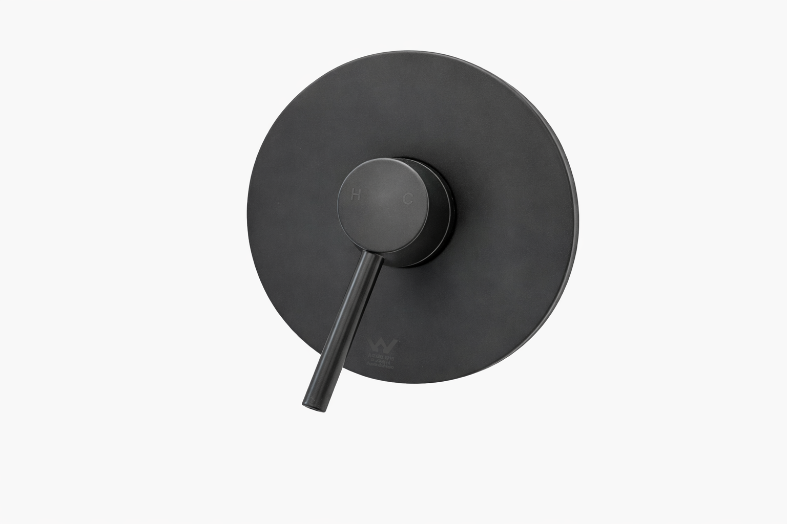 V06 Round Wall Mounted Shower Mixer Black