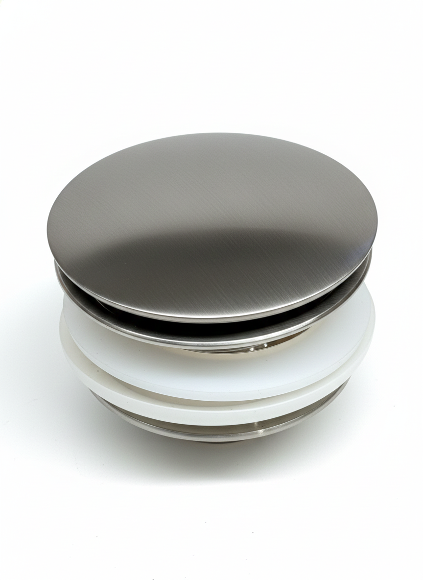 Bathtub Pop-Up Waste Brushed nickel