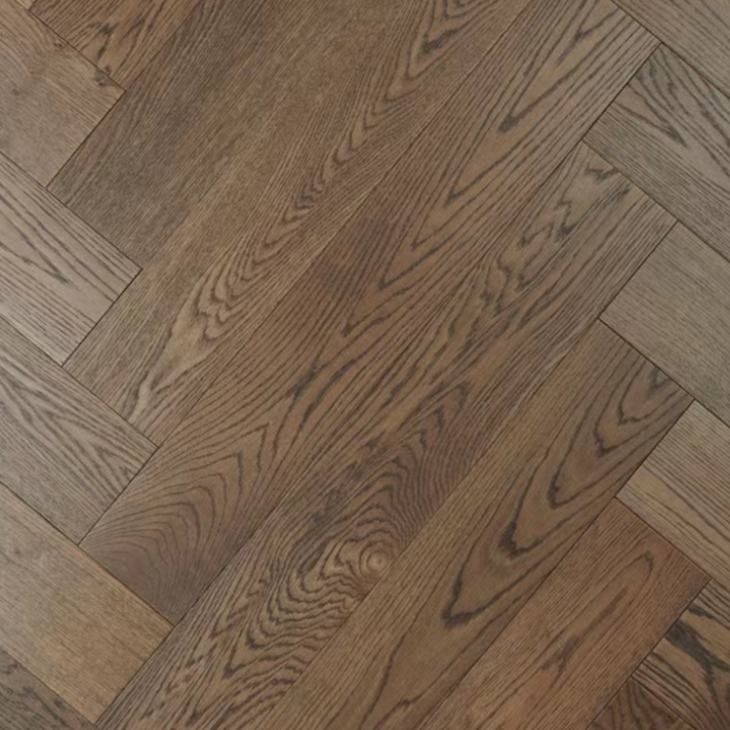 French Grey Parquetry – Engineered Herringbone Flooring