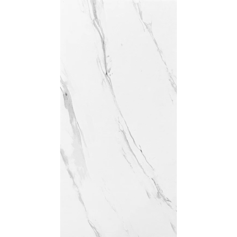 AmazingTiles Marble Carrara Smooth Matt Porcelain Tile — 300x600mm (Floor & Wall)
