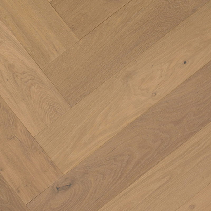 Caramel Latte Parquetry– European Oak Parquetry Herringbone