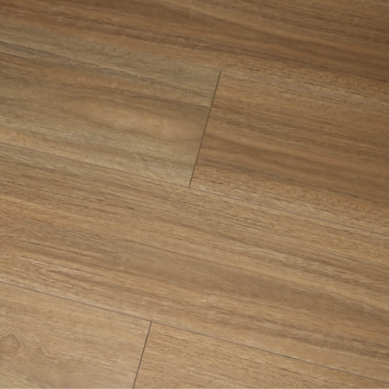 C 06 – LIGHT SPOTTED GUM CLASSIC HYBRID FLOORING - BOSTON Classic Hybrid Flooring Collection — Warm Walnut Finish, Water-Resistant & AC5 Rated