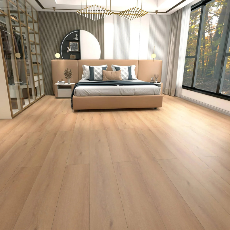 BOSTON Classic Hybrid Flooring Collection — C19 Oak Amber, Water-Resistant & AC5 Surface Rating