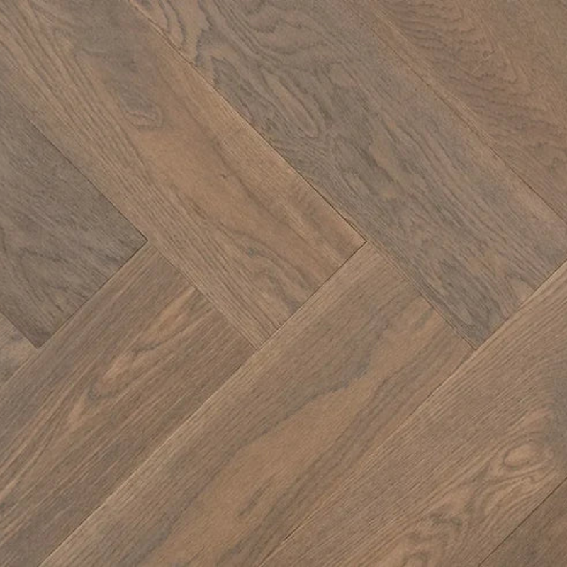 Royal Hybrid Flooring Collection — IK104 Royal Brown Herringbone, Classic Walnut Pattern with Timeless Appeal