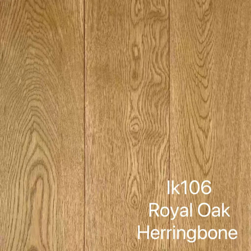 Glay Engineered Timber Collection — G06 Oak Herringbone, Elegant Natural Finish in Classic Pattern