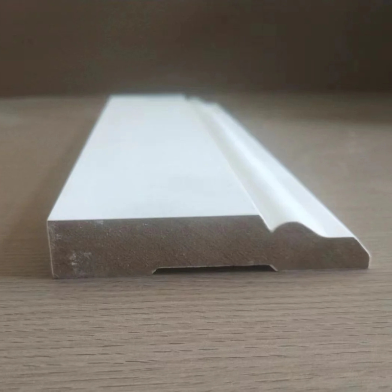 MDF Moulding Lambs Tongue – 92x18mm Primed Skirting Board (5.4m Length)