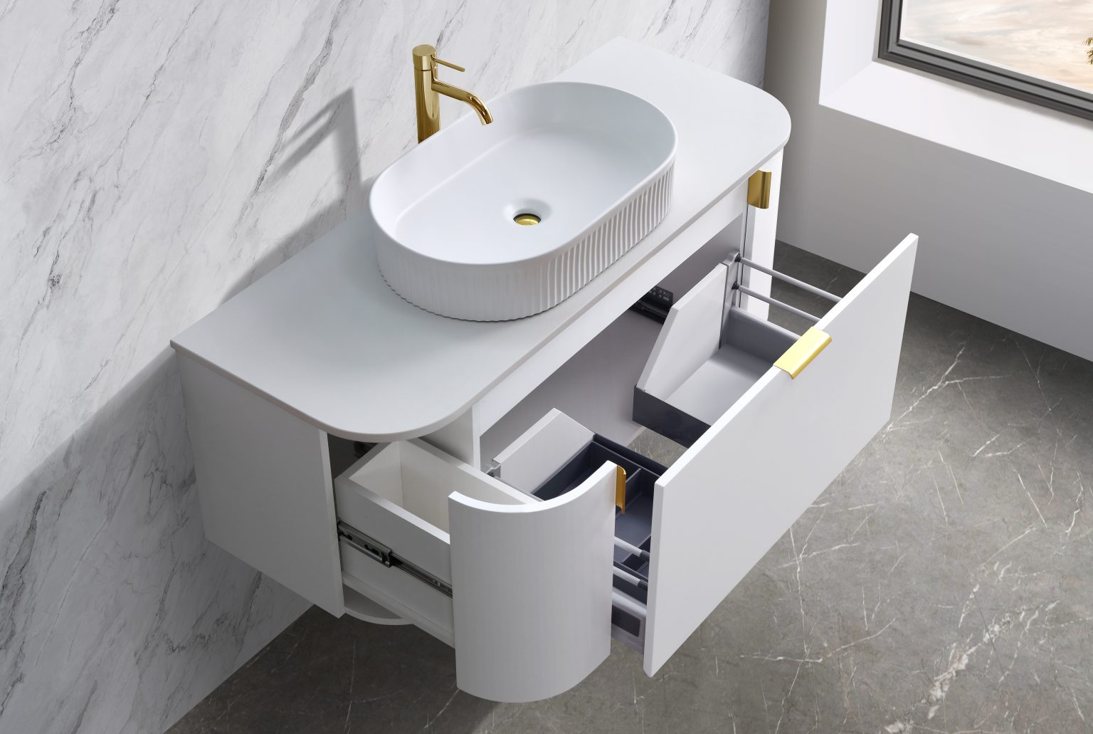 Plateau Vanity (Wall Hung) -CWH66