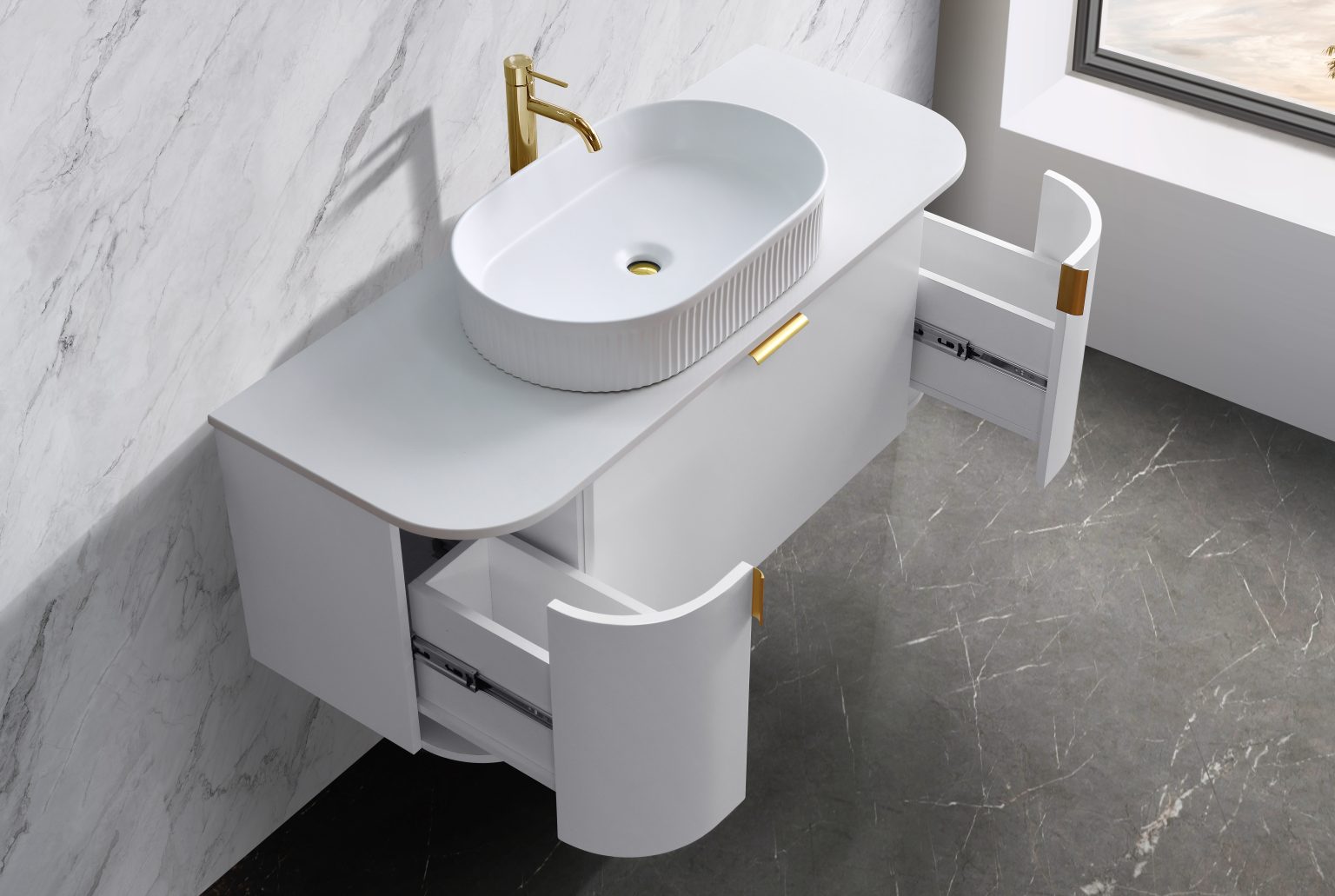 Plateau Vanity (Wall Hung) -CWH66