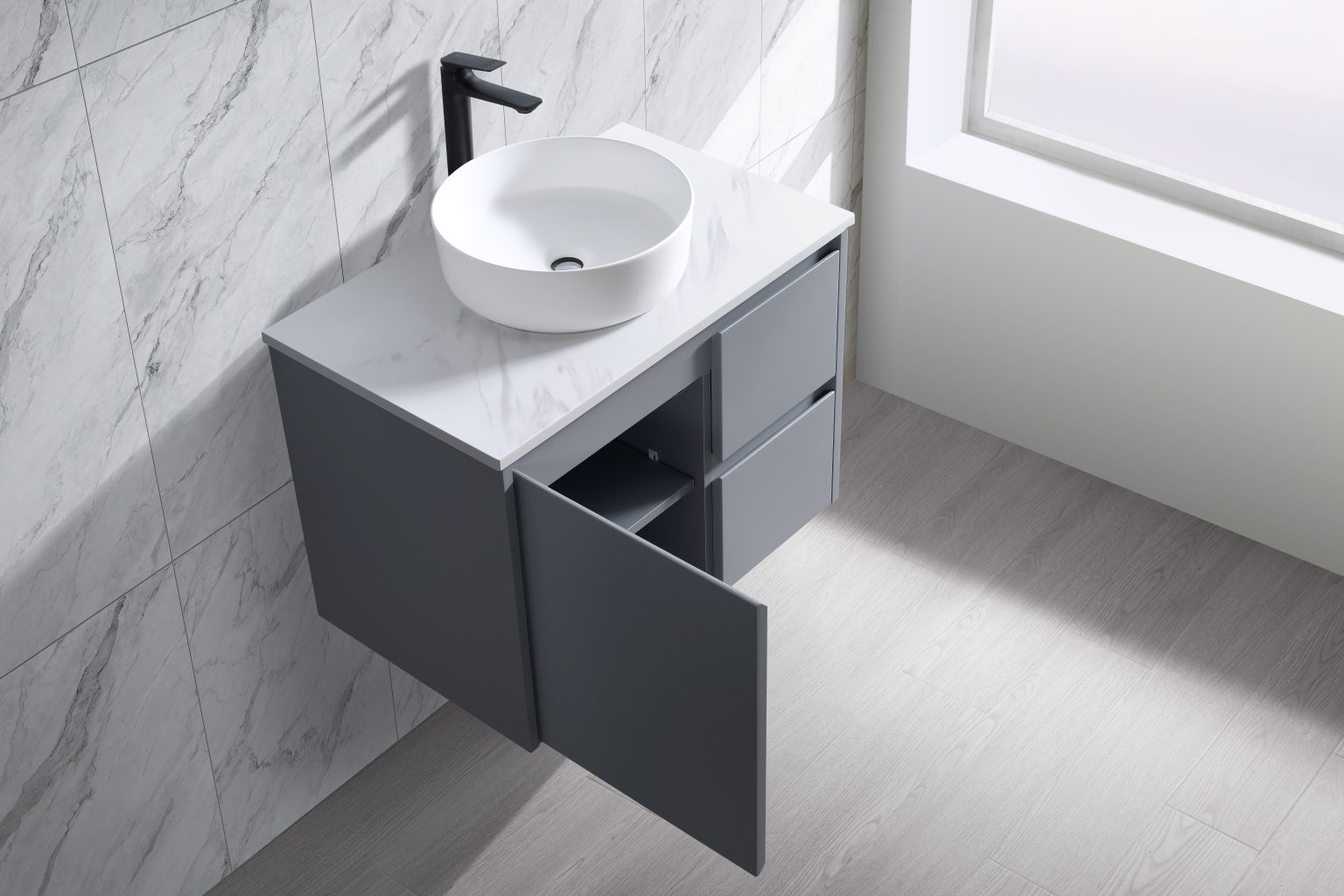 Willow Vanities (Wall Hung) Doors And Drawers - WH8027