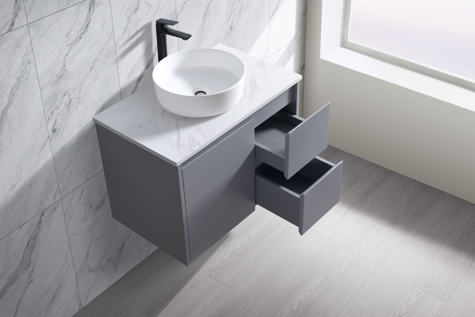 Willow Vanities (Wall Hung) Doors And Drawers - WH8027