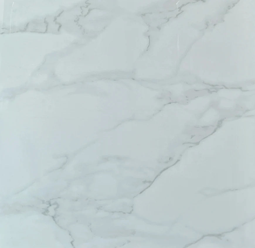 AmazingTiles Classic Carrara Gloss Porcelain Tile — 600x600mm