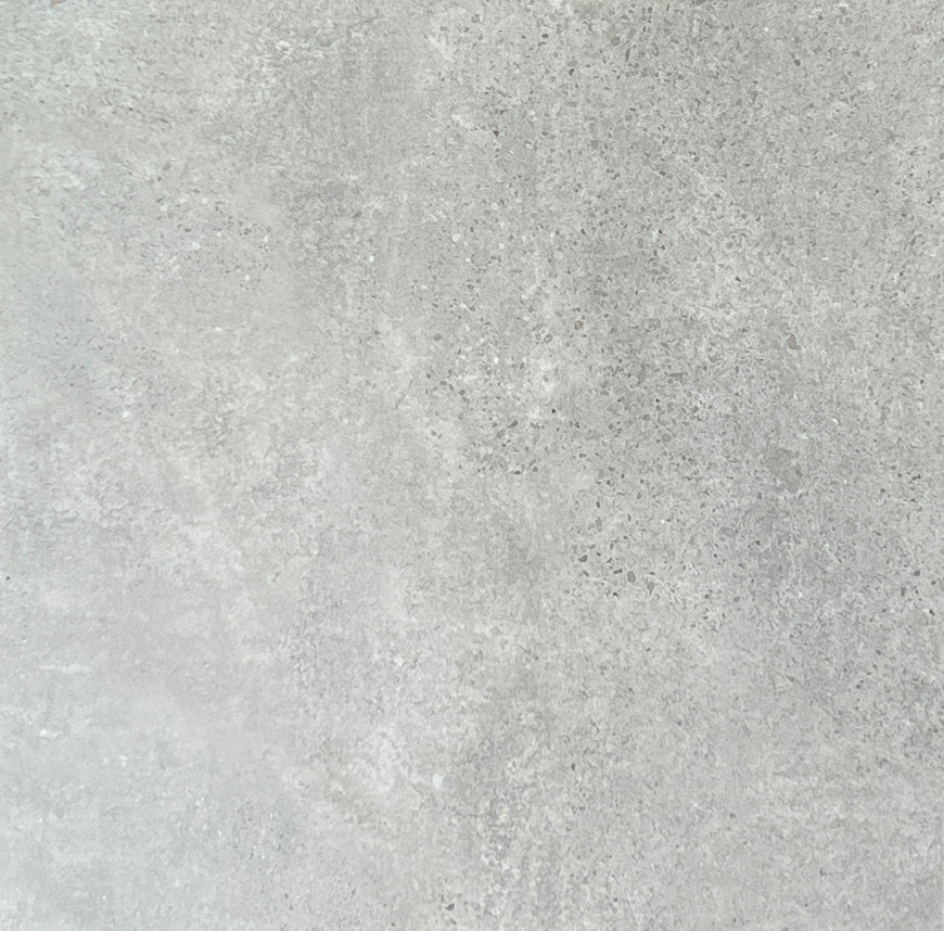 AmazingTiles Concrete Grey Gloss Porcelain Tile — 600x600mm