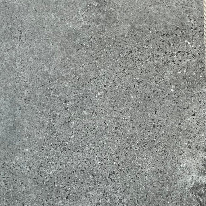 AmazingTiles Grey Concrete Terrazzo Matt Porcelain Tile — 600x600mm